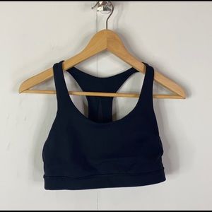 Lululemon Sheer Back Sports Bra in Black (Unpadded)